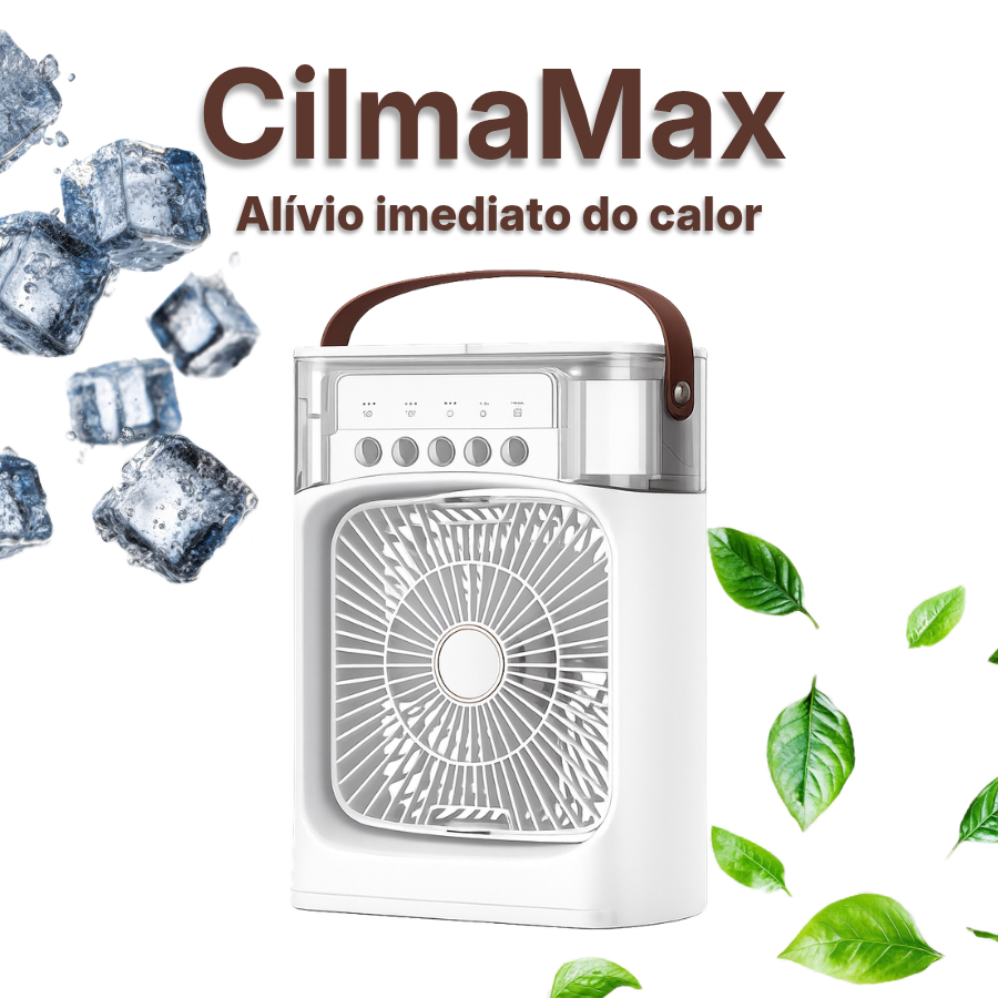 Climatizador Portátil ClimaMax + 2 EM 1 + FRETE GRÁTIS