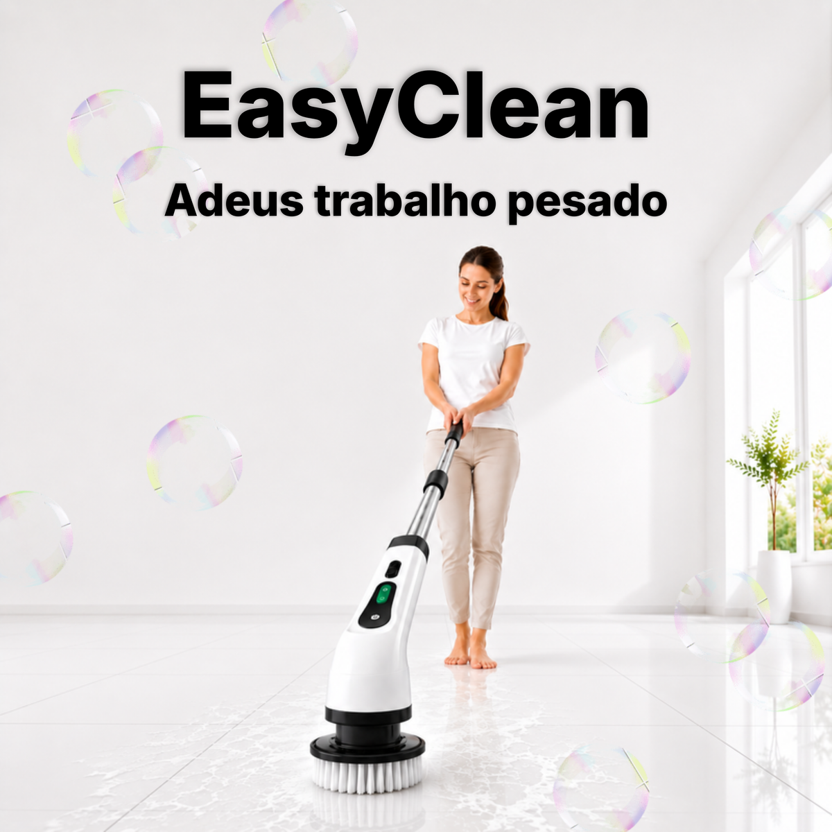 Esfregão Elétrico EasyClean + FRETE GRÁTIS