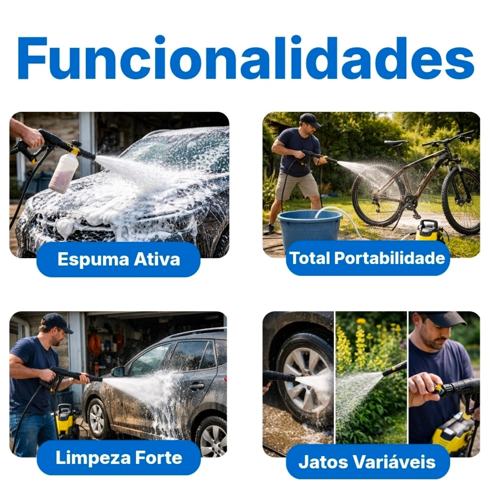 Lavadora Portátil HydroMax + 5 BRINDES + FRETE GRÁTIS